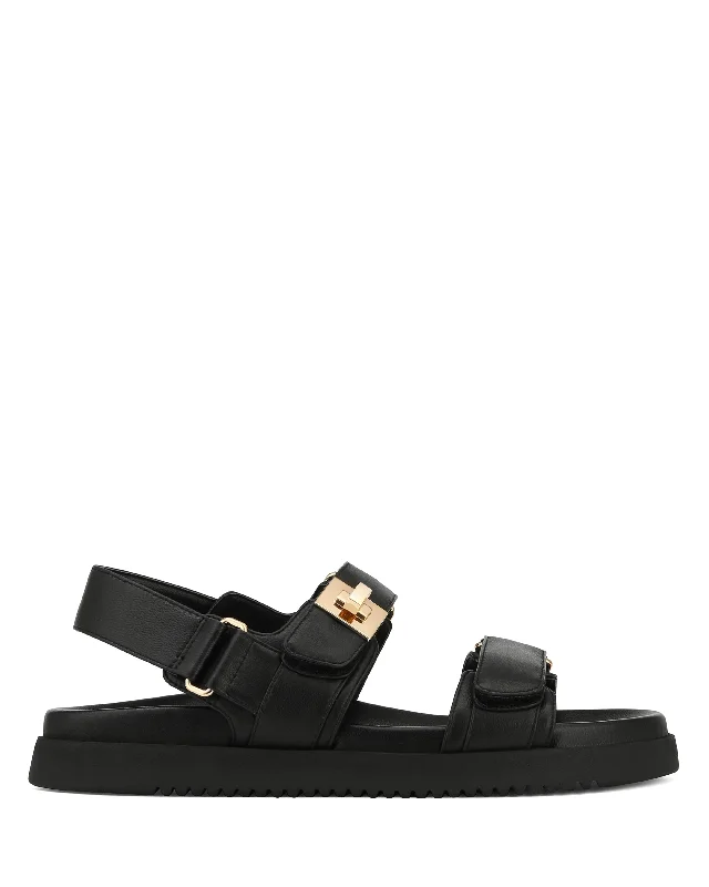 New Products Mona Sheep Leather Black