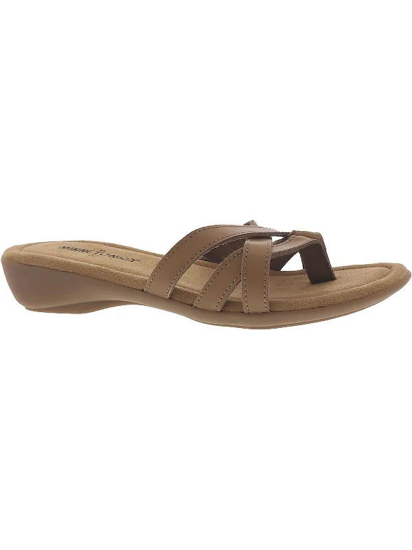 Single item design Sunny Womens Leather Flip Flop Thong Sandals