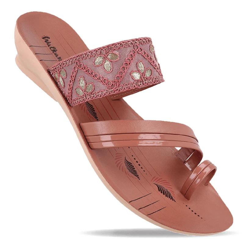 Casual And Versatile Women's Daily Wear Sandals  - WL7363 Blush
