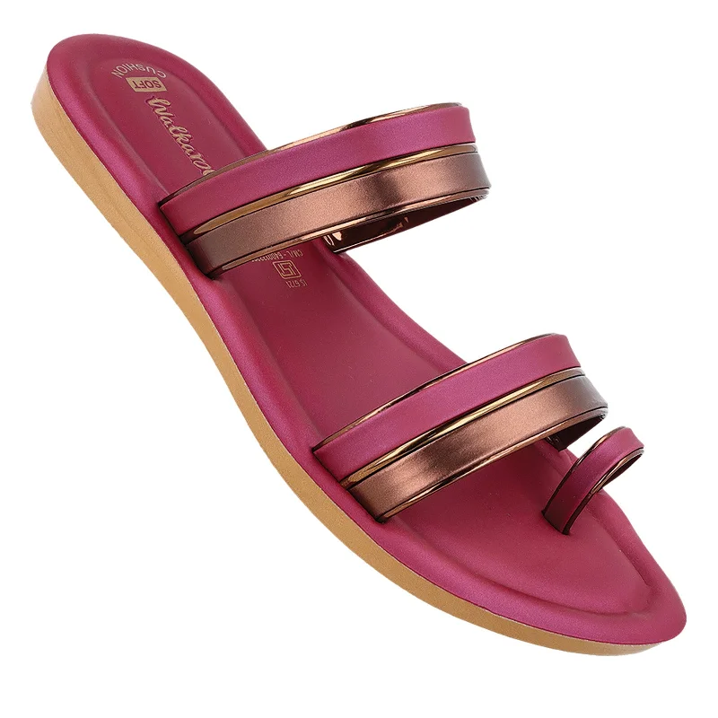 Minimal Style Women's Daily Wear Sandals  - WL7628 Maroon