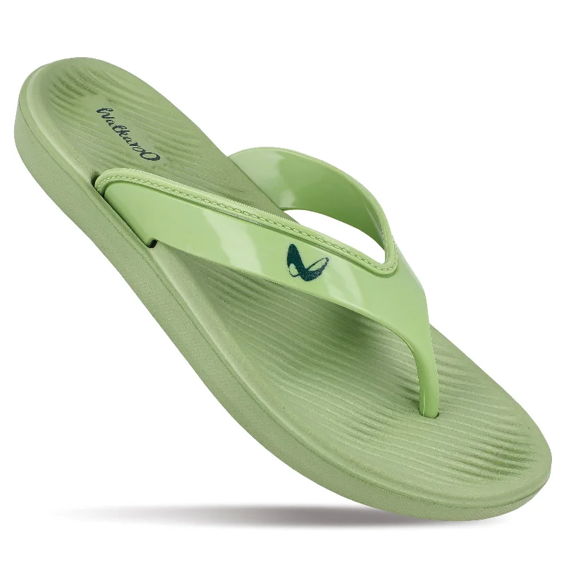 Beautiful Romance Walkaroo Womens Flip Flop  - WC4292 Olive
