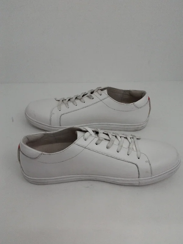 British casual Kenneth Cole New York Men's Kam Pride Sneakers, White Size 8 M