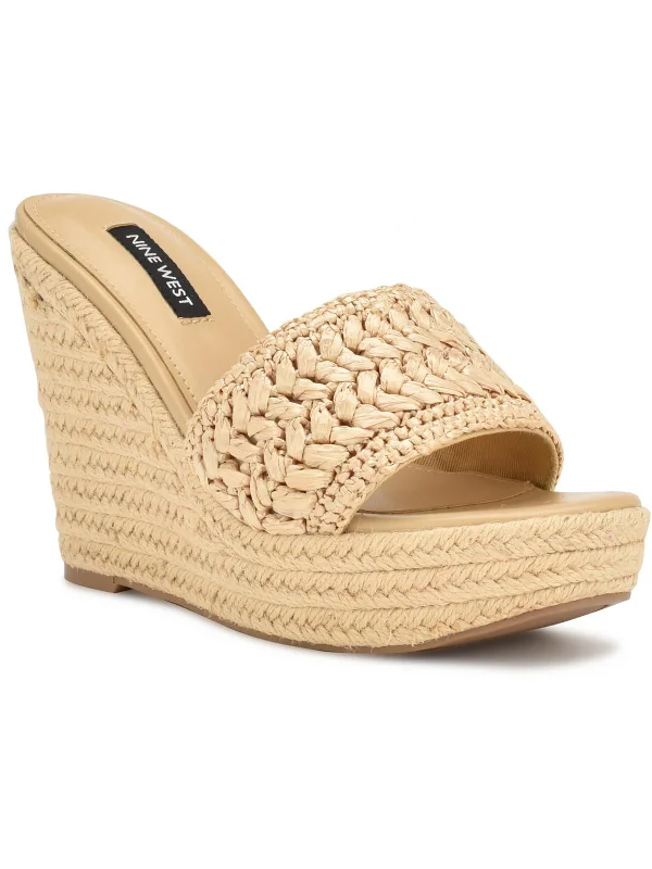 Moisture wicking Holand Womens Slip On Open Toe Espadrilles