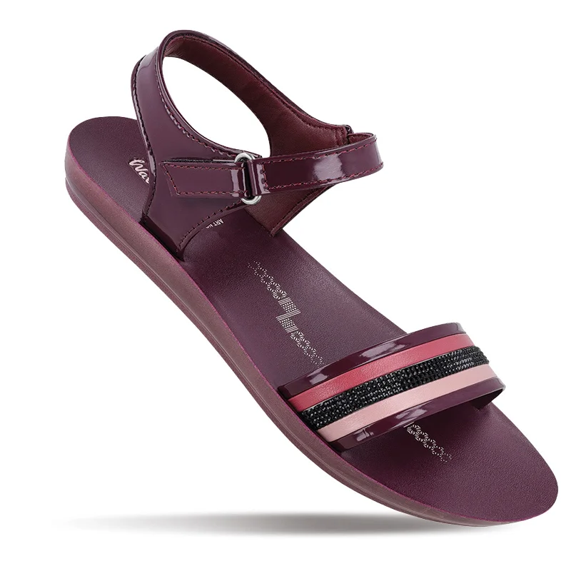 Party Wear Women's Daily Wear Sandals  - WL7873 Dark Grape