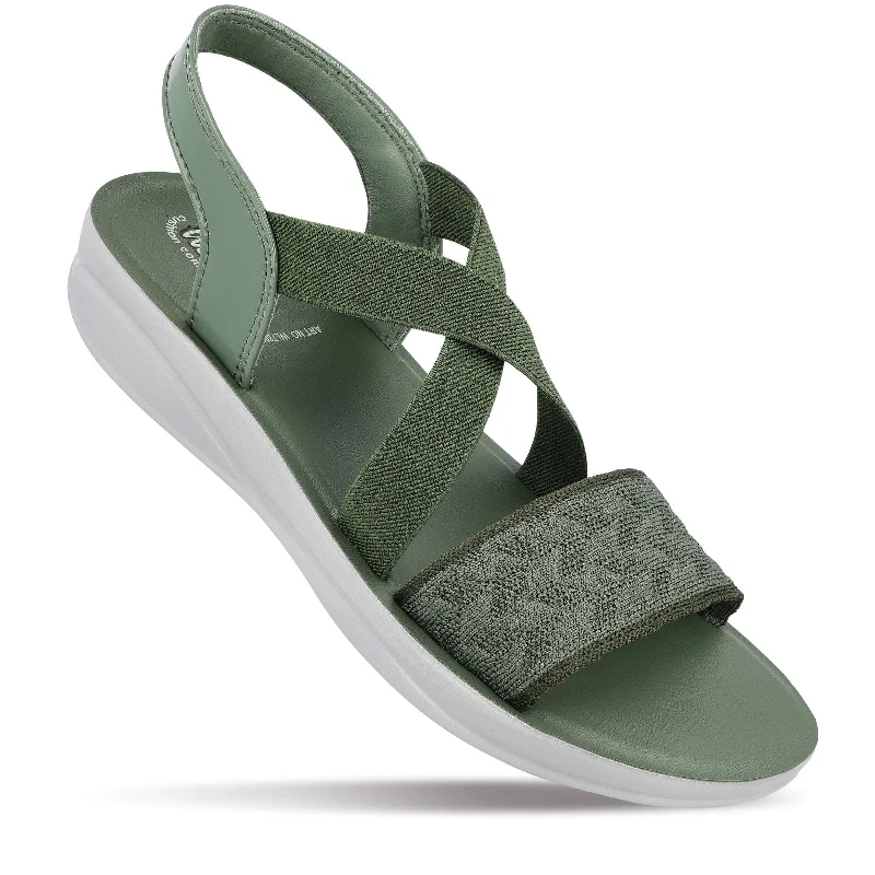 Moisture wicking Walkaroo Womens Sandals  - WL7800 Mint