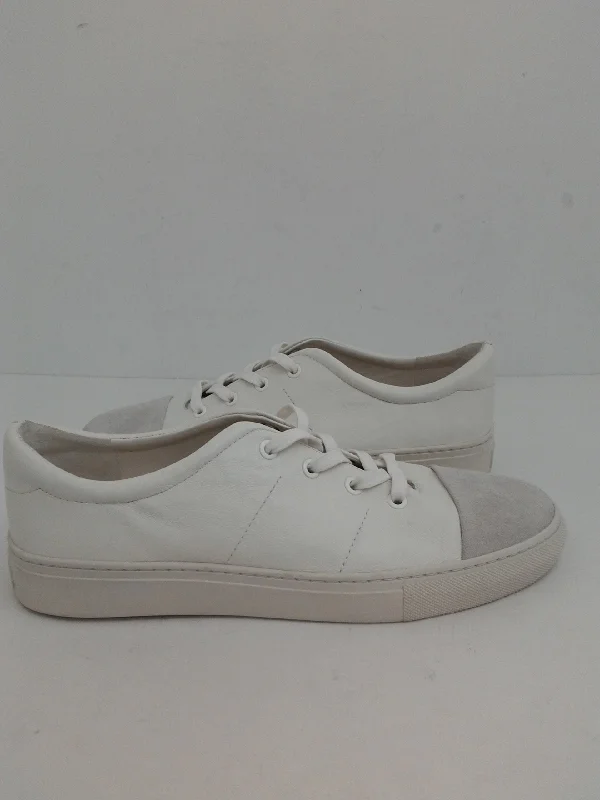 Boutique display Via Spiga Women's White Leather Sneakers Size 11 M