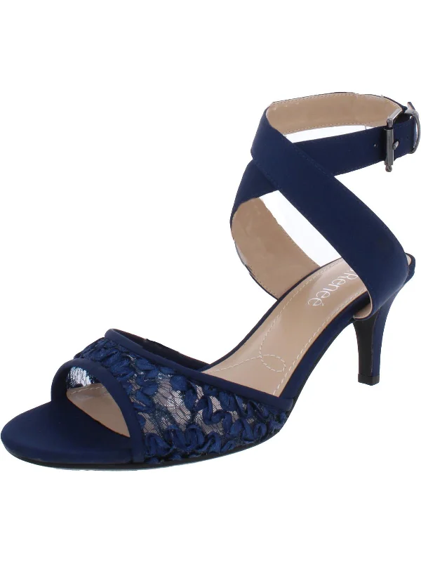Knowledge And Elegance Soncino Womens Lace Strappy Heel Sandals