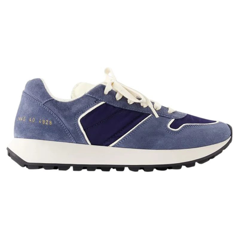 Fashionable sports Track Sneakers - COMMON PROJECTS - Leather - Blue