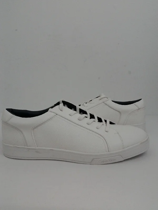 Fashionable and versatile Calvin Klein Men's Bowyer Brushed Smooth/diamond, Sneakers Size 10.5 M