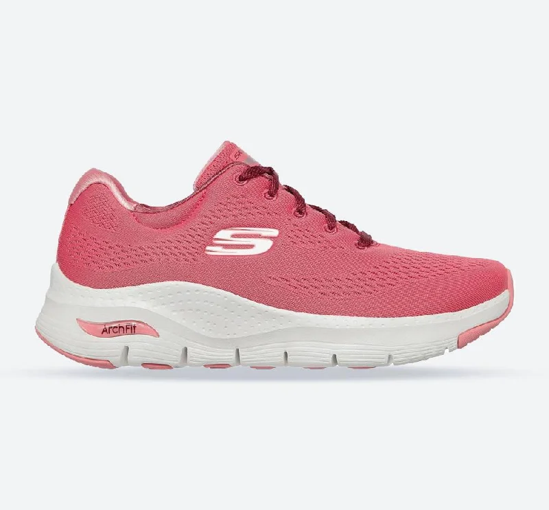 Sports Cool Women's Wide Fit Skechers 149057 Unny Outlook Sports Sneakers - Rose