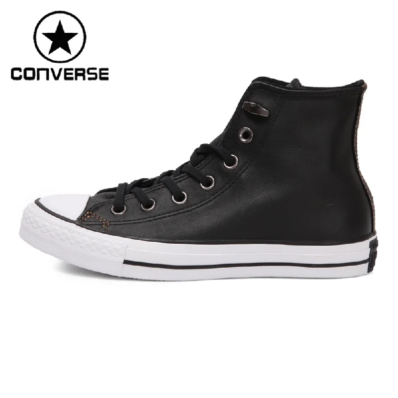 Elegant And Elegant Original New Arrival 2017 Converse  Unisex Skateboarding Shoes Leather Sneakers