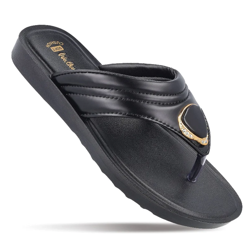 Design Perception Women's Daily Wear Sandals  - WL7185 Black
