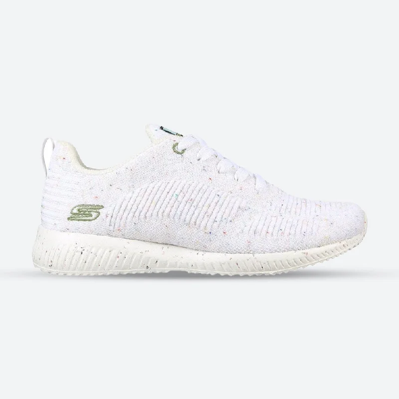 Classic Style Womens Wide Fit Skechers Bobs Squad Reclaim Life 117282 Walking Sneakers