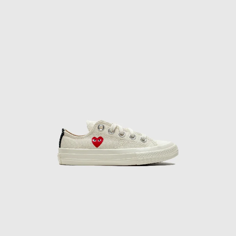Fashionable And Versatile CHUCK TAYLOR ALL-STAR '70 LOW (KIDS) "MILK SINGLE HEART"
