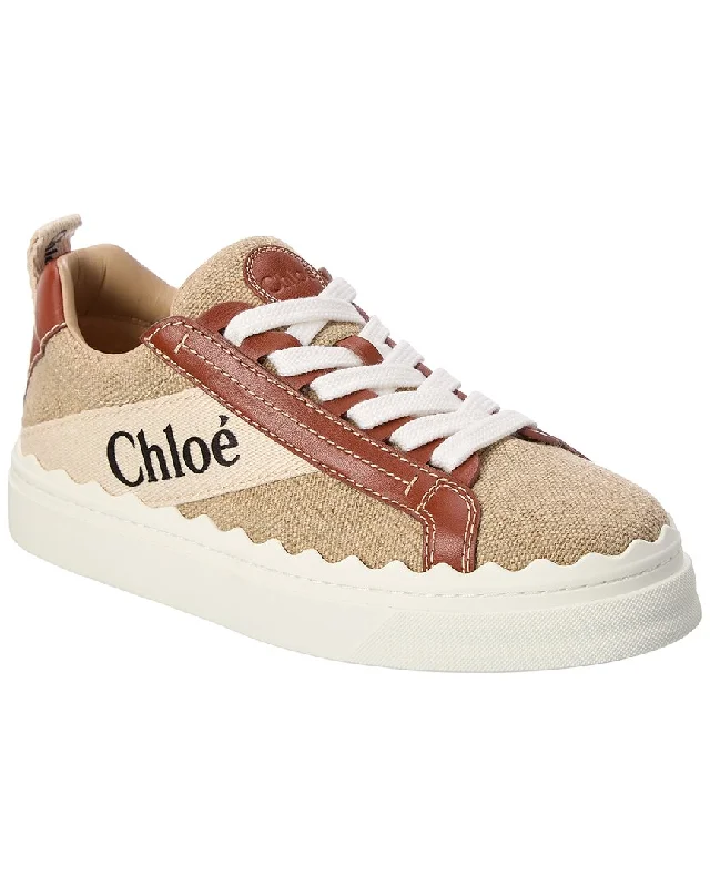 Wandering freely Chloé Lauren Canvas & Leather Sneaker