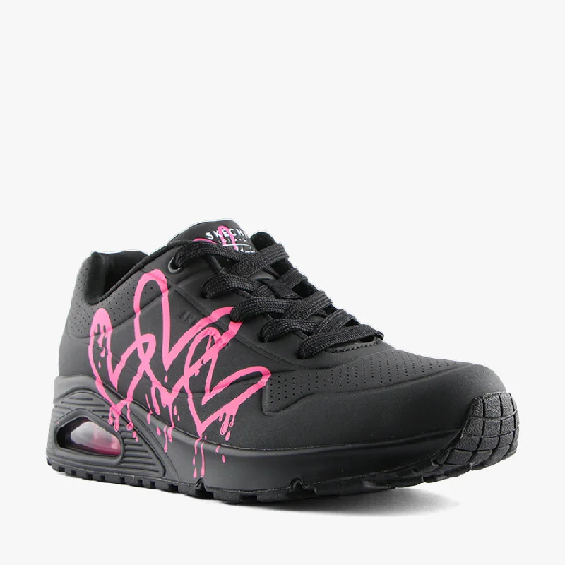 Elegant Style UNO-DRIPPING IN LOVE BLACK/PINK