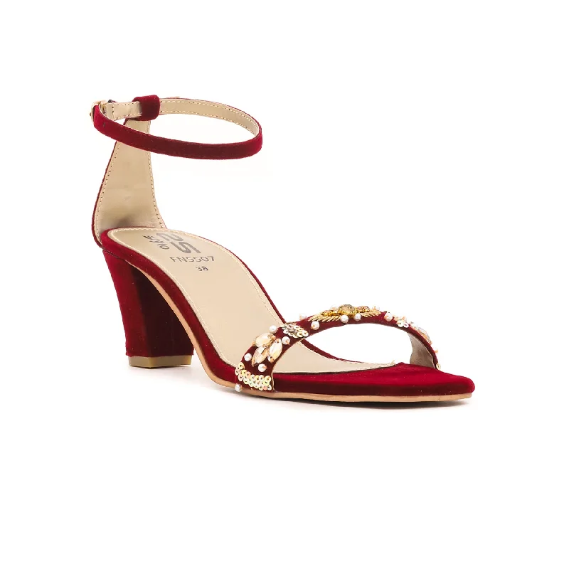 Casual Street Maroon Fancy Sandal FN5507