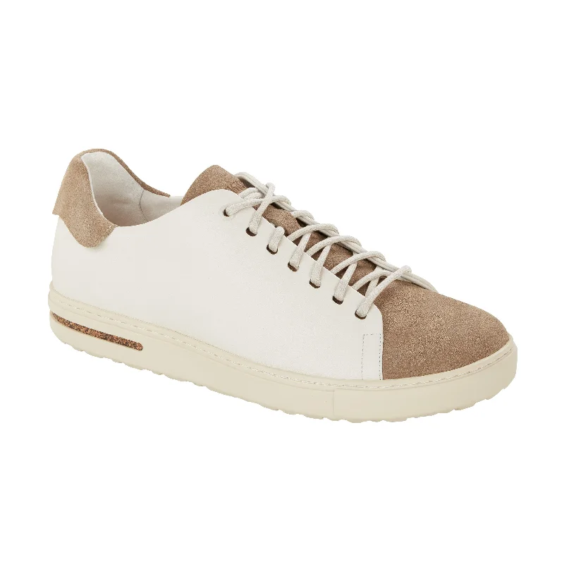 Classic Retro Bend Low Grey Taupe/Eggshell Smooth Leather