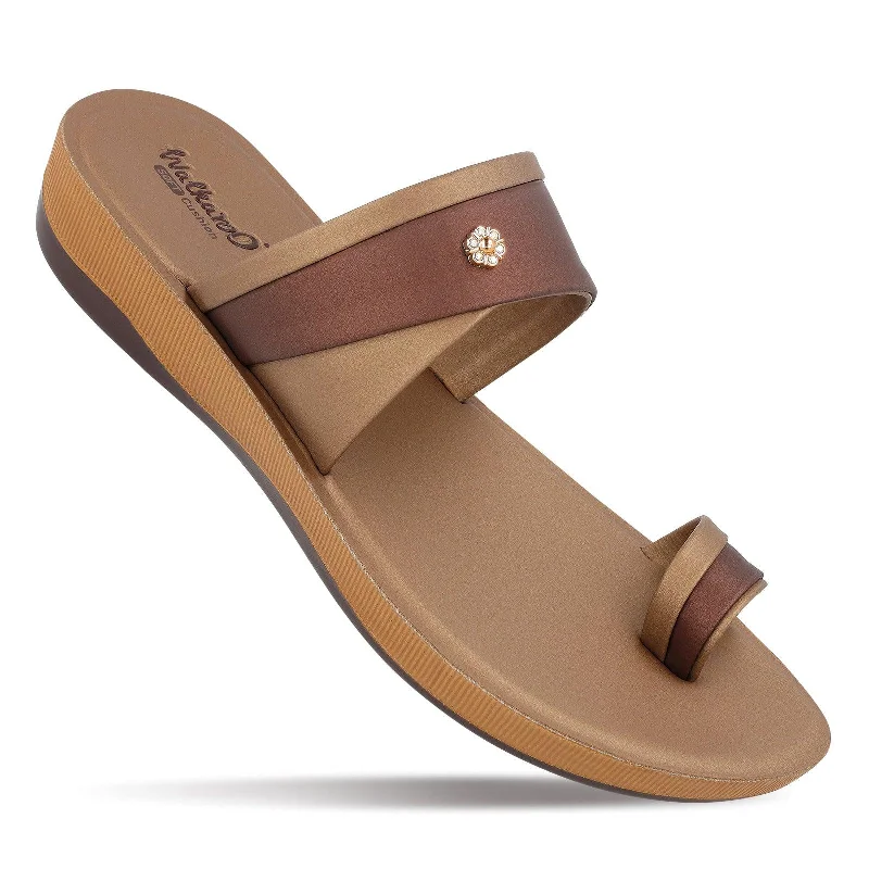 Design sense Women's Daily Wear Sandals - WE2358 Brass