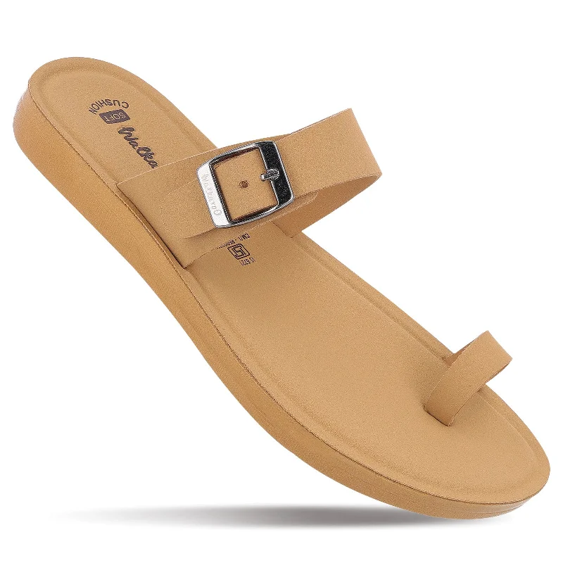 Extra long version Women's Daily Wear Sandals  - WL7589 Beige