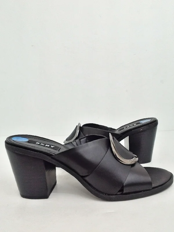 Avant-garde trend DKNY Women's Black Heeled Sandal Size 7 M