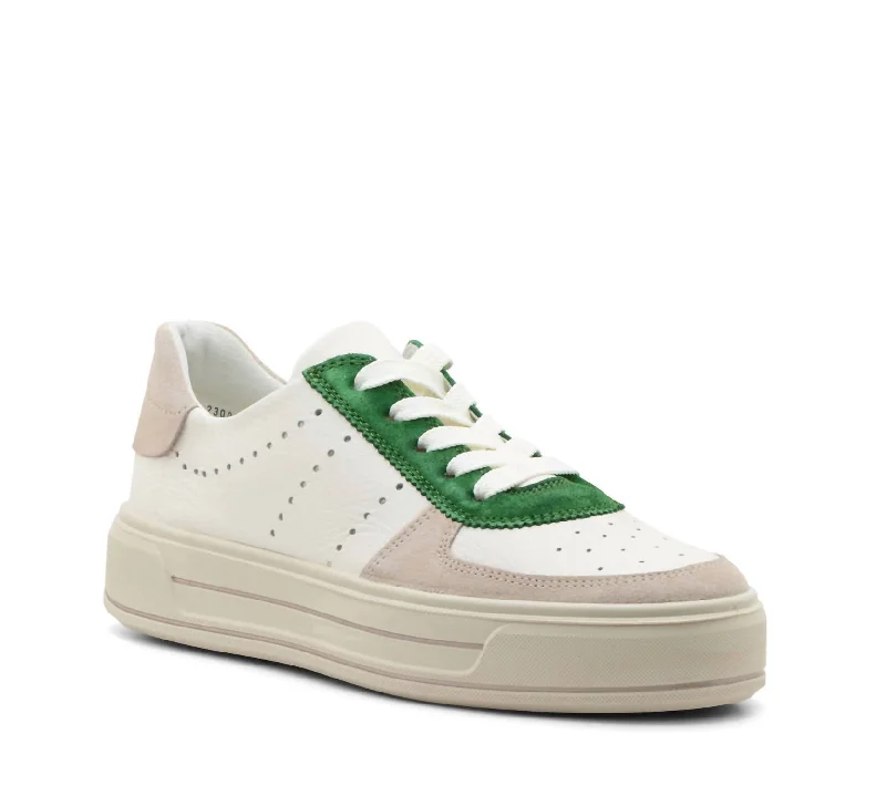 Street Sports Shoes Women's Calgary Sneakers In Shell/cream/grass