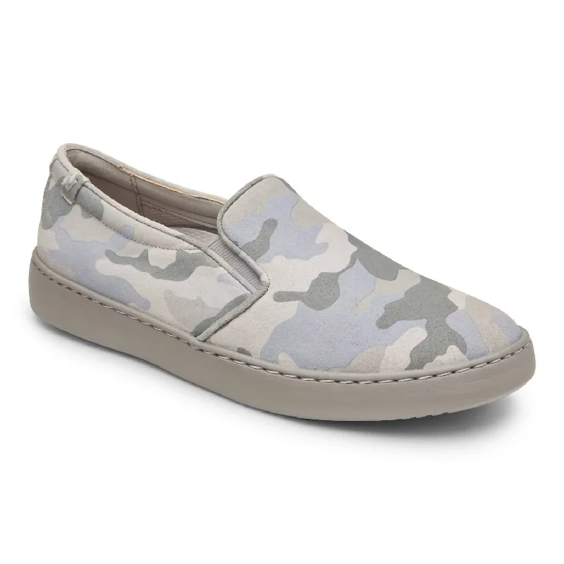 Casual Street Avery Pro Camo Sneakers In Grey