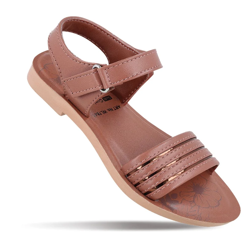 Single-shoulder Neck Design Women's Daily Wear Sandal  - WL7841 Blush