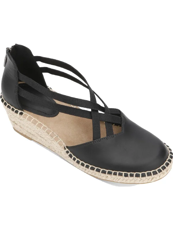 Innovative Design Clo Elastic  Womens Strappy Woven Wedge Sandals