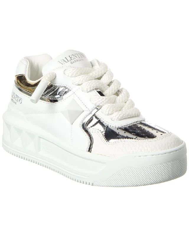 Sports Functional Style Valentino Leather Sneaker