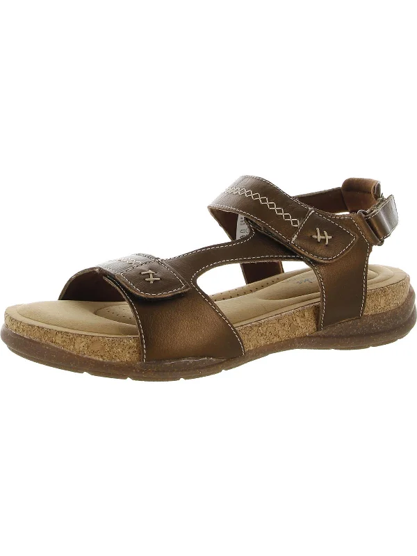 Alice style Roseville Mae Womens Leather Open Toe Sport Sandals