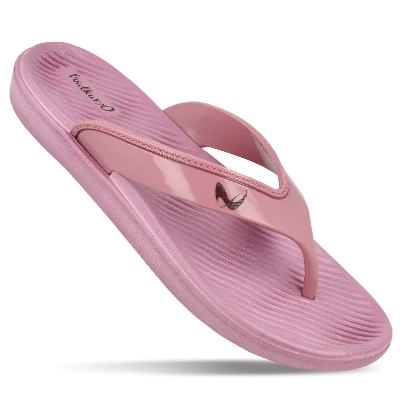 Party Wear Walkaroo Womens Flip Flop  - WC4292 Pink