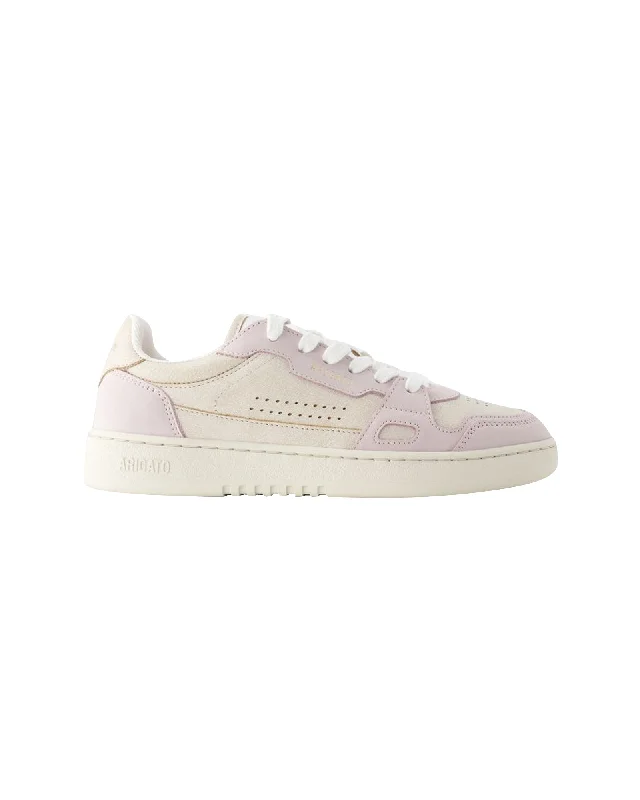 Round neck design Dice Lo Sneakers - Axel Arigato - Leather - Beige/Lilac