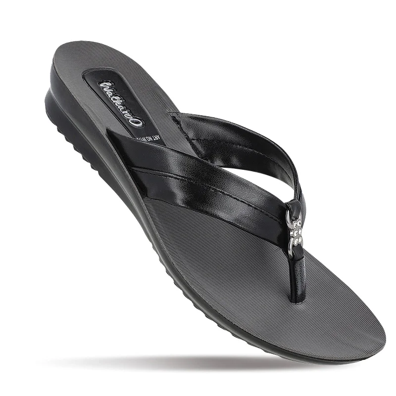 Ultra-lightweight Women's Daily Wear Sandals  - W172 Black