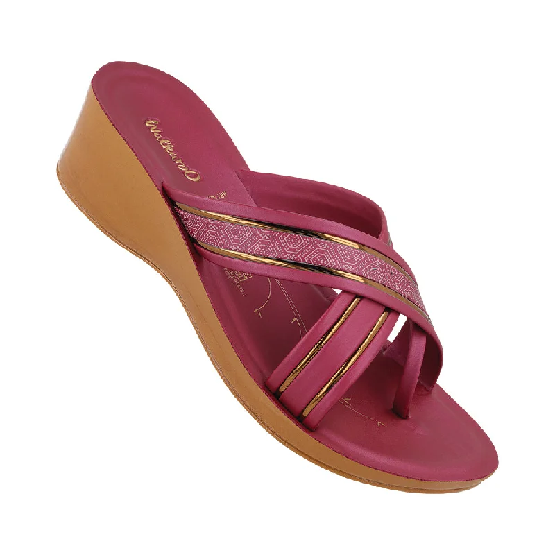 Slim Fit Women's Daily Wear Sandal  - WL7666 Maroon