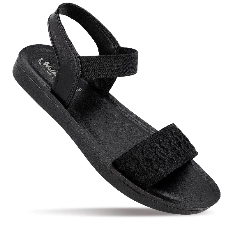 Classic Retro Walkaroo Womens Sandal  - WL7820 Black
