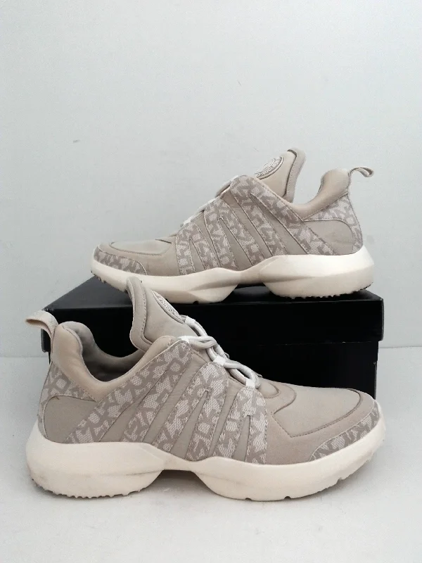 New Products DKNY Women's Lynzie Lace Up Sneakers Beige  Size 10