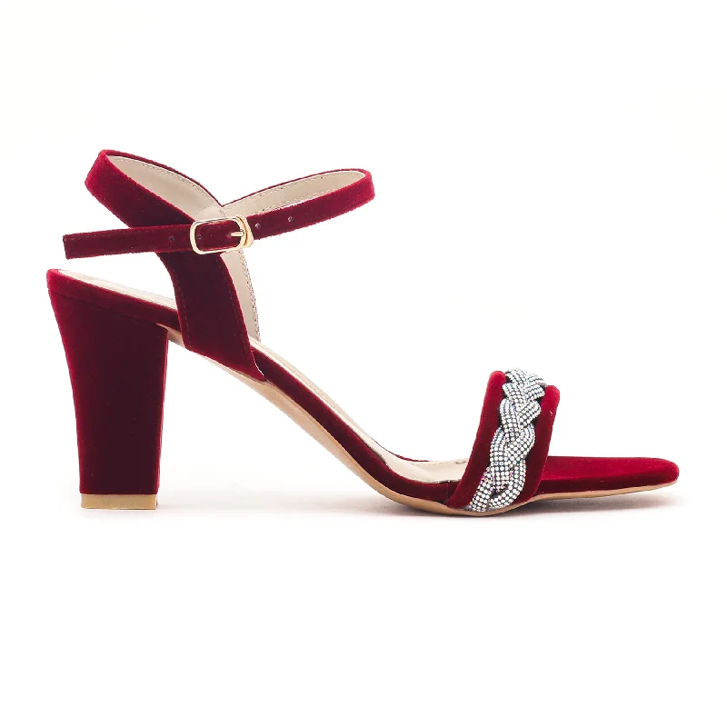 Advanced Customization Maroon Fancy Sandal FN5667