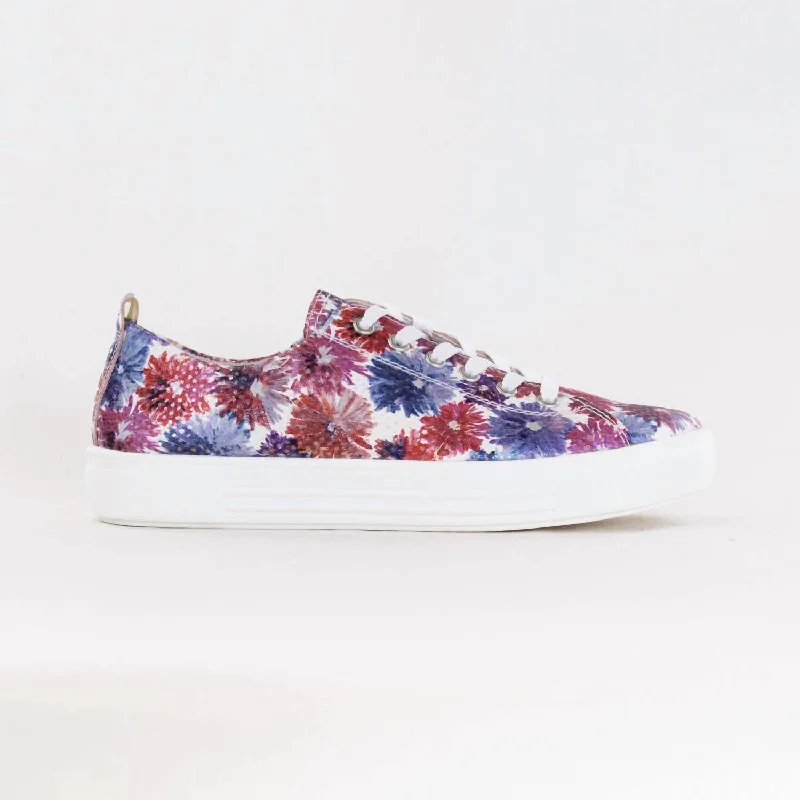 Sports outdoor style Women's Flowered Sneakers In Multi