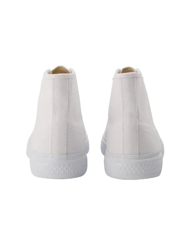 Relaxed And Casual Ballow High Tag W in White Leather