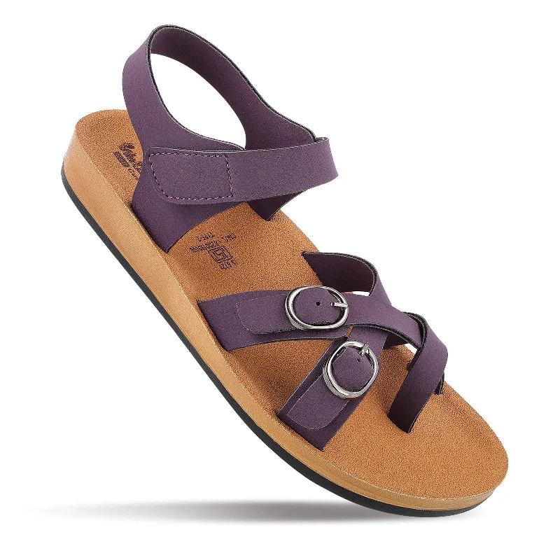 Affordable selection Women's Daily Wear Sandals  - WL7905 Purple