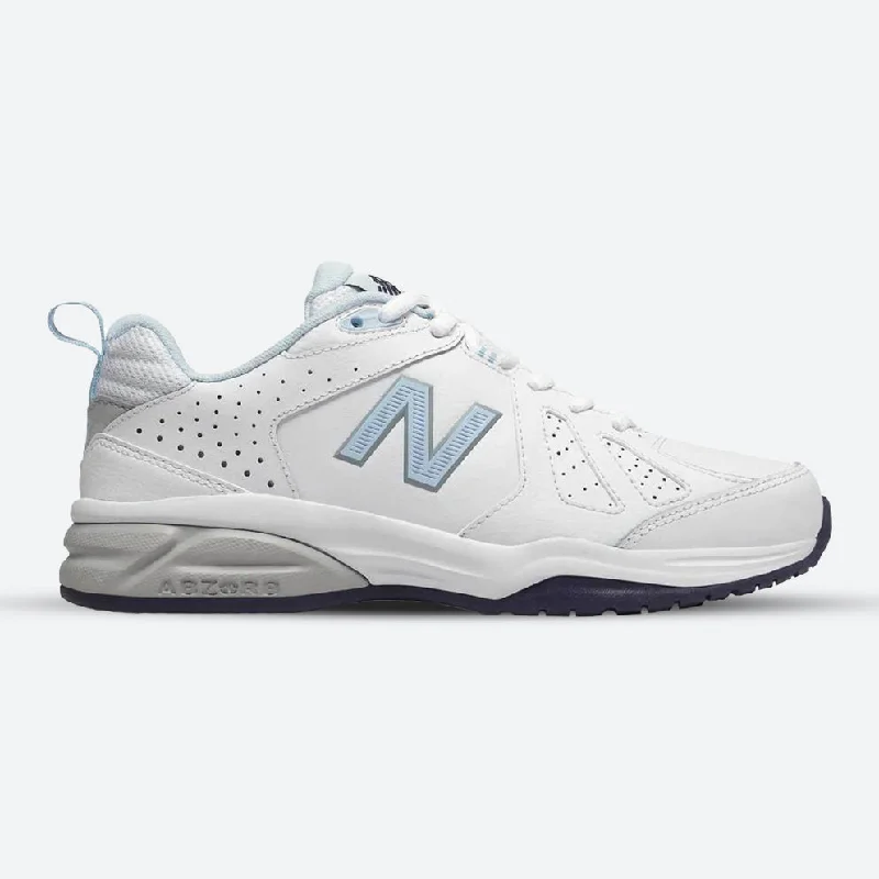 Sports litigation style Womens Wide Fit New Balance WX624WB5 Cross Sneakers