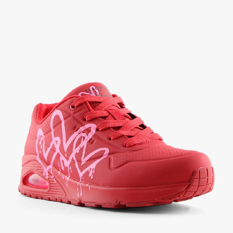 Casual And Casual UNO-DRIPPING IN LOVE RED/PINK