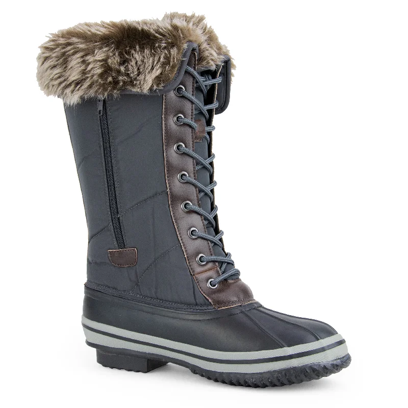 Designer Style Nord Trail Women's Emma Brown 200g Thinsulate® Insulation 13" Winter Snow Boot