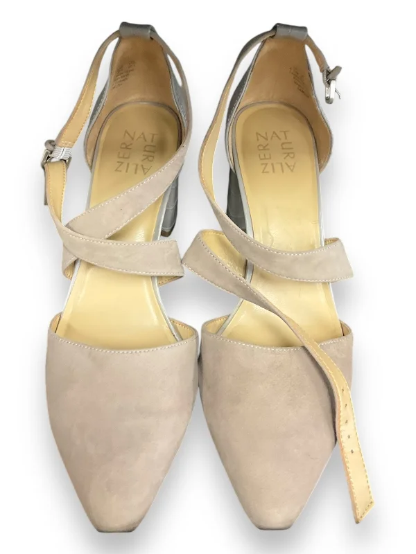 Sweet breath Shoes Heels Block By Naturalizer In Taupe, Size: 6.5