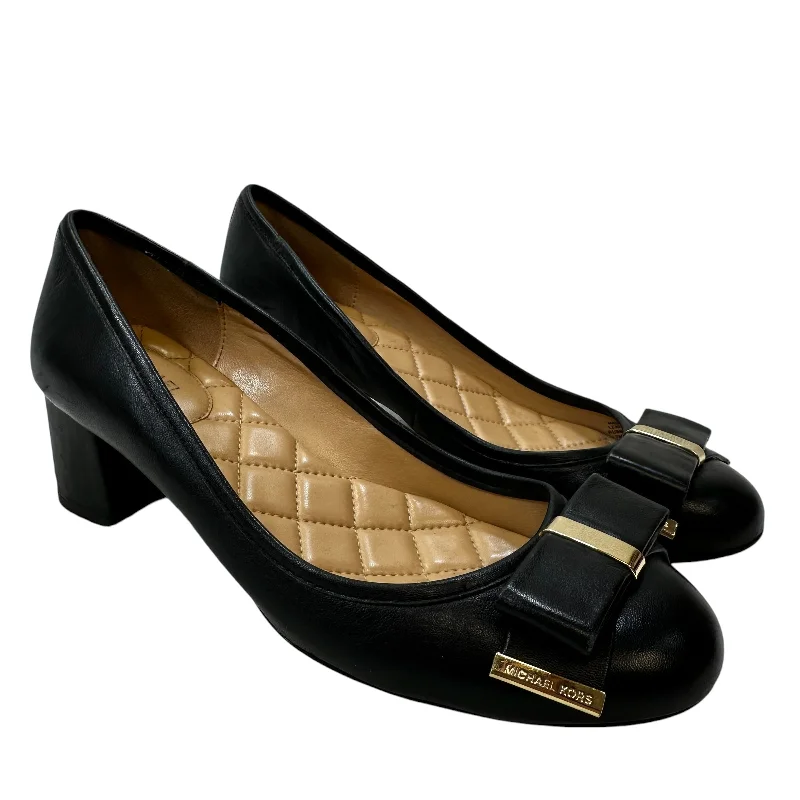 Fresh And Natural Shoes Heels Block By Michael By Michael Kors In Black, Size: 7