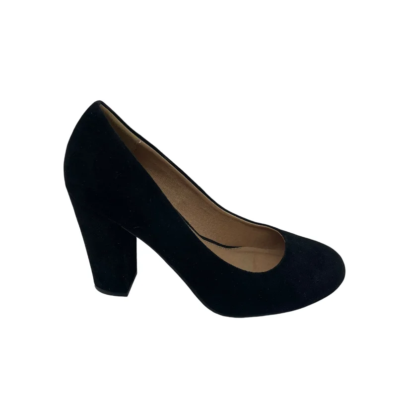 Elegant And Elegant Shoes Heels Block By Chinese Laundry In Black, Size:7