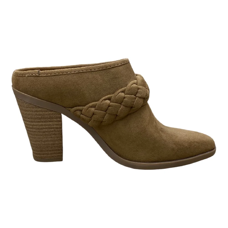 Sports Jumpsuit Shoes Heels Block By Universal Thread In Tan, Size: 7