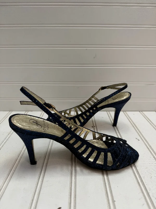 Sports Casual Style Shoes Heels Stiletto By Adrianna Papell In Blue, Size: 6.5