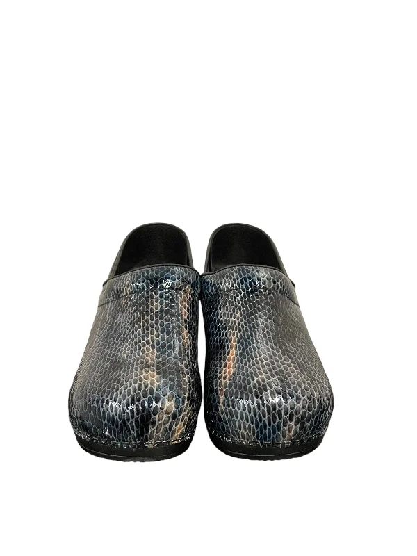High-quality Fabrics Shoes Heels Block By Dansko In Blue, Size: 11.5